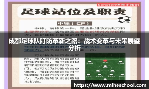 成都足球队盯防革新之路：战术变革与未来展望分析