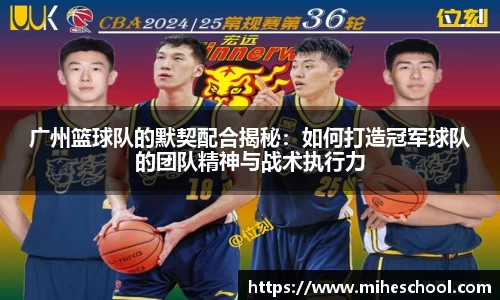 广州篮球队的默契配合揭秘：如何打造冠军球队的团队精神与战术执行力